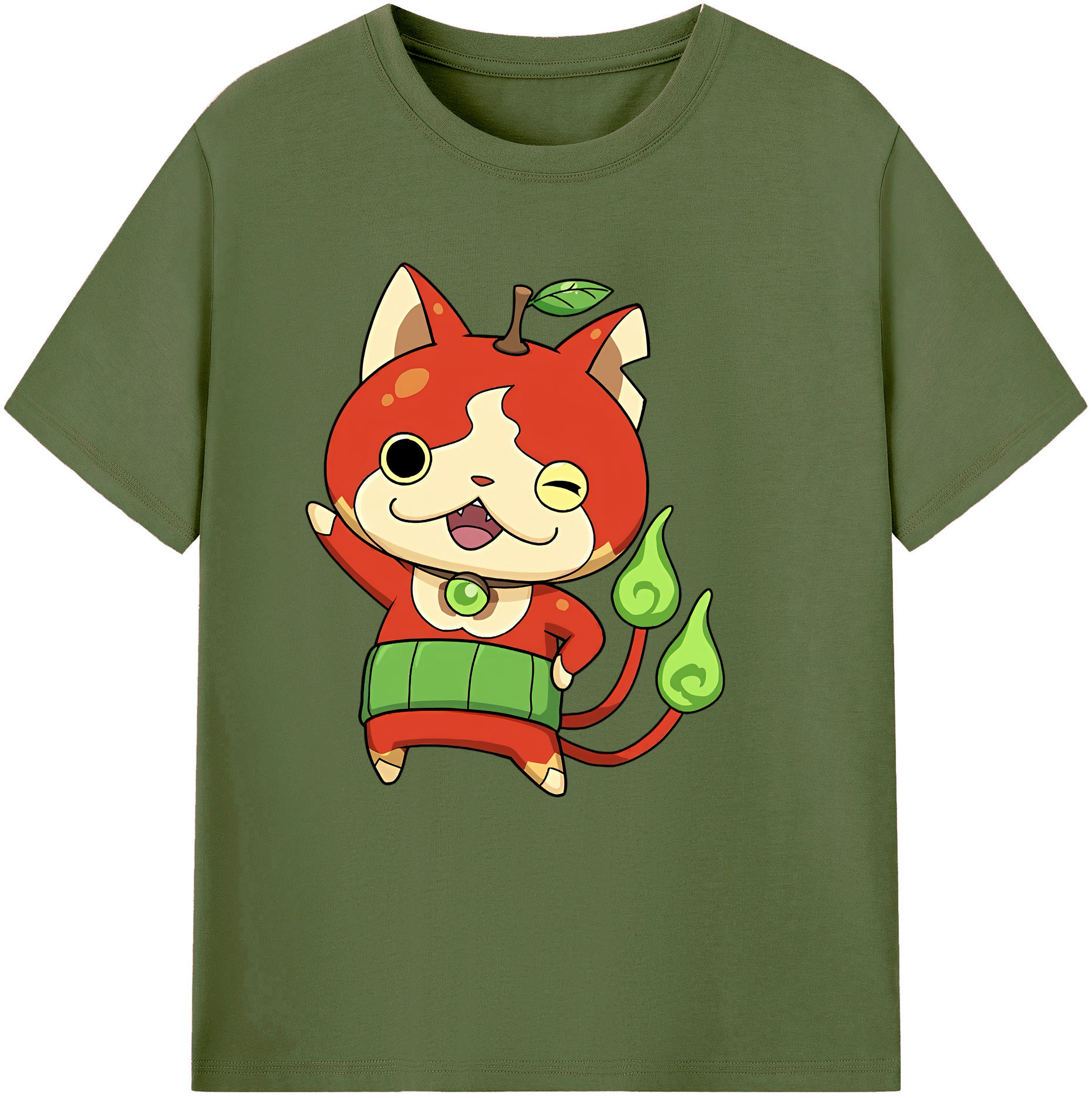 （画像用） 妖怪ウォッチ Yo-kai Watch 綿100％半袖Tシャツ（フロントプリント）